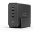 FAST-PD140-BLK-EU FAST GAN CHARGER PRO PD 140W-BLACK-EU, СЗУ 140W,  разъёмы USB-C . Цвет: чёрный